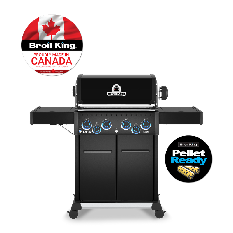 Broil King Baron 490 Pro Shadow Freestanding Gas Grill - 674147 NG