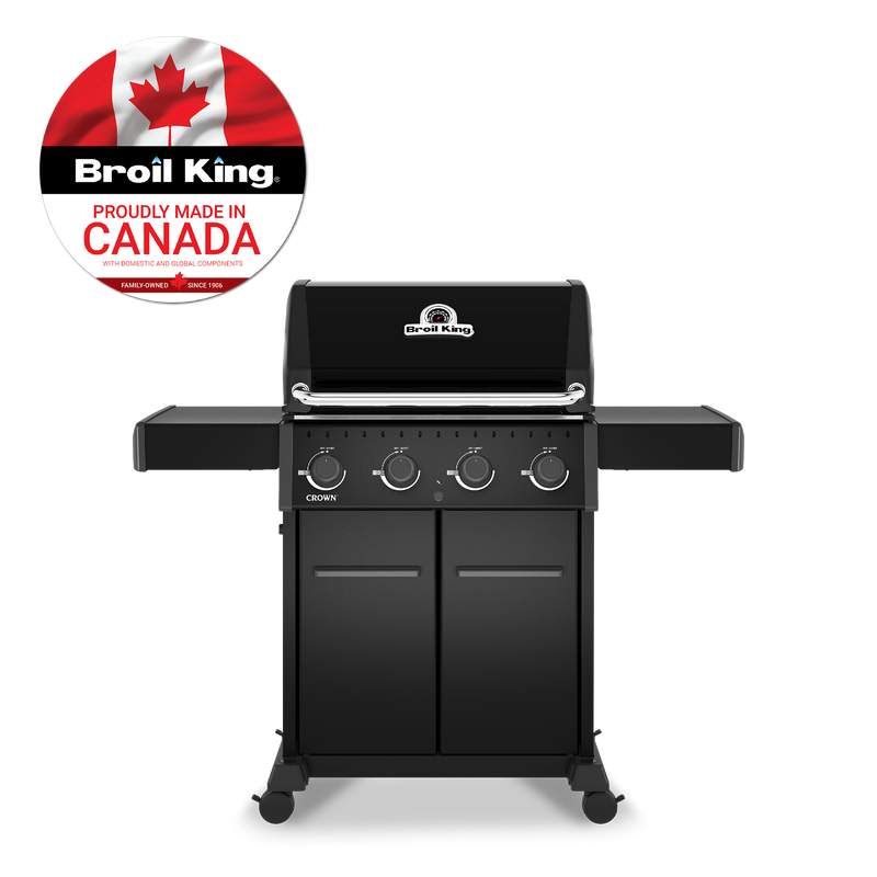 Broil King Crown 420 Shadow 4 Burner Liquide Propane Grill - 865154 LP