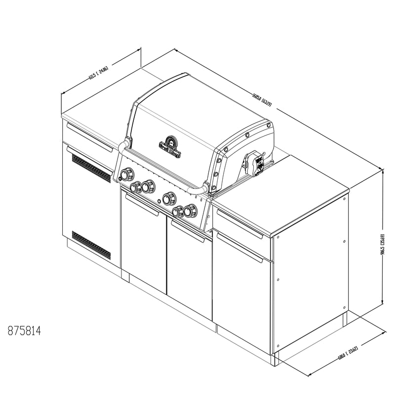 Broil King Baron 420i Shadow Natural Gas Grill - 875817 NG
