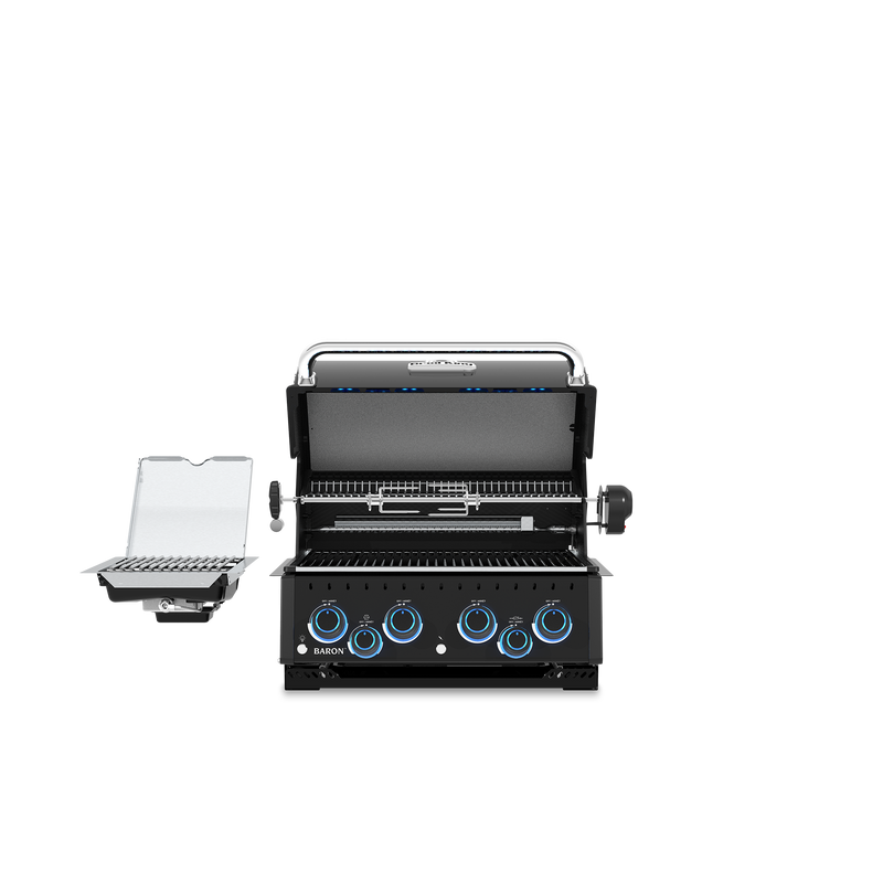 28" Broil King Baron 490 Shadow IR Built-In Liquid Propane Grill - 875644 LP