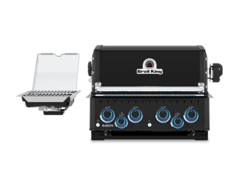 28" Broil King Baron 490 Shadow IR Built-In Liquid Propane Grill - 875644 LP