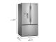 36" Whirlpool 30 cu. ft. French Door Refrigerator with In-Door Water and Ice Maker - WRFF3536SZ