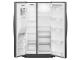 36" Whirlpool Wide Side-by-Side Refrigerator in Black Stainless - WRSC5536RV