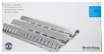 Broil King Large Flav-R-Wave Stainless Steel Gas Grill Replacement Heat Shield - 18488