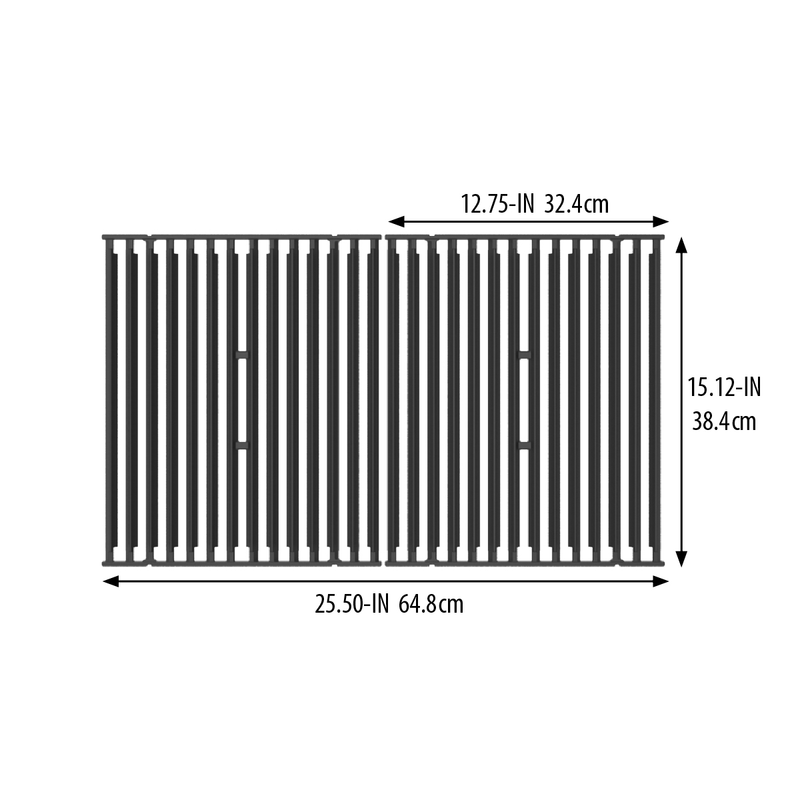 Broil King Porcelain Coated Cast Iron Cooking Grids - 11228