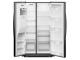 36" Whirlpool Wide Side-by-Side Refrigerator in Black - WRSF5536RB