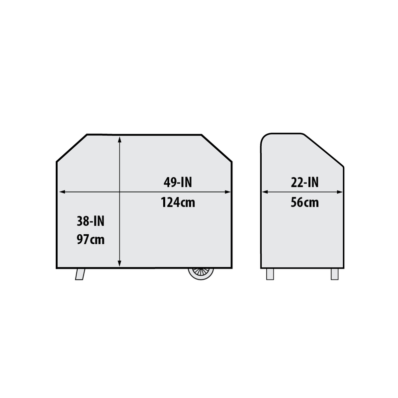 Broil King Grill Cover for Crown Pellet 500 - 67066