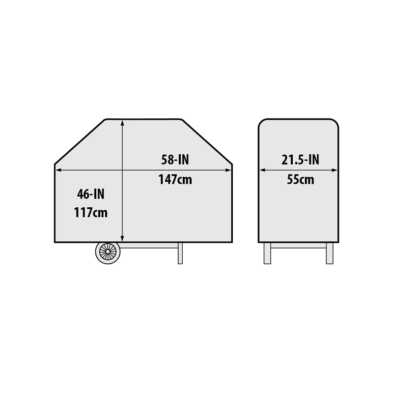 Broil King Grill Cover for Signet / Soverign / Crown / Baron Premium 400 - 68487