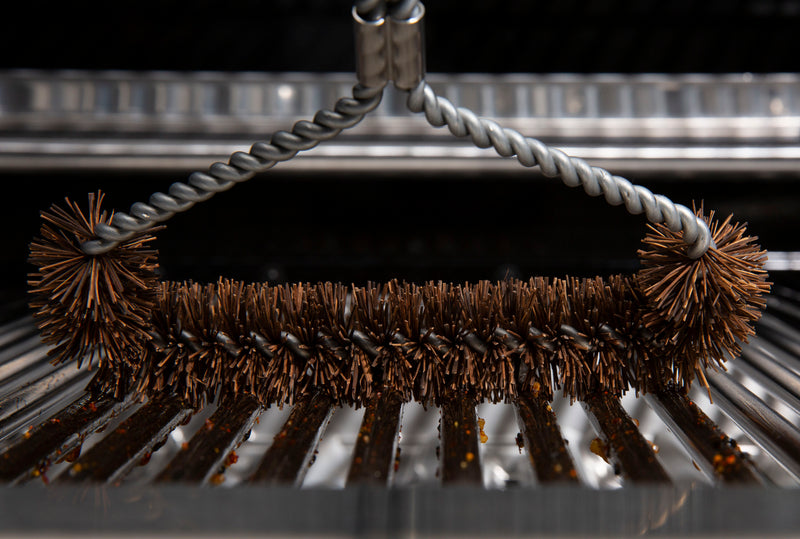 Broil King Tri-Head Palmyra Fiber Bristle Grill Brush - 65648