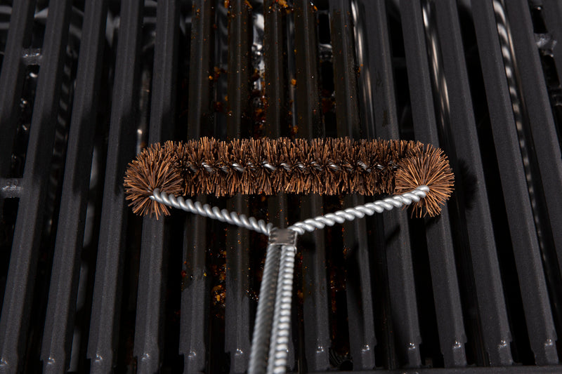 Broil King Tri-Head Palmyra Fiber Bristle Grill Brush - 65648