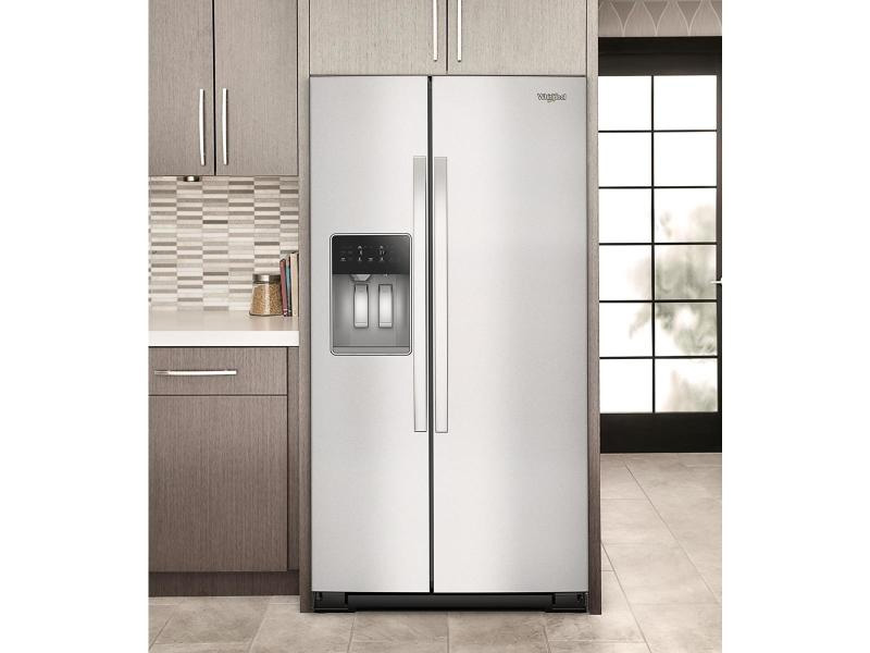 36" Whirlpool Full Depth Side-by-Side Refrigerator in FingerPrint Resistant Stainless Steel - WRSF6536RZ