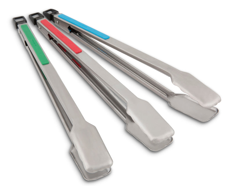 Broil King  3 Pack Stainless Steel Grilling Tongs - 64312