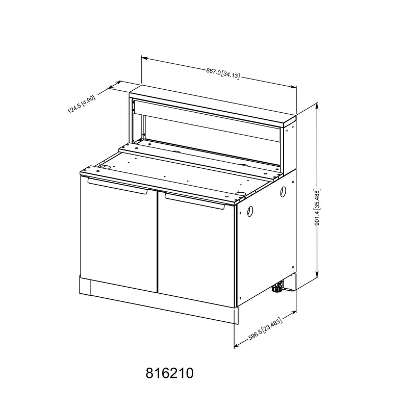 Broil King 5 Burner Baron Cabinet - 816210