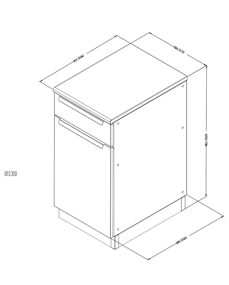 Broil King Baron Waste Organizer Cabinet - 811810