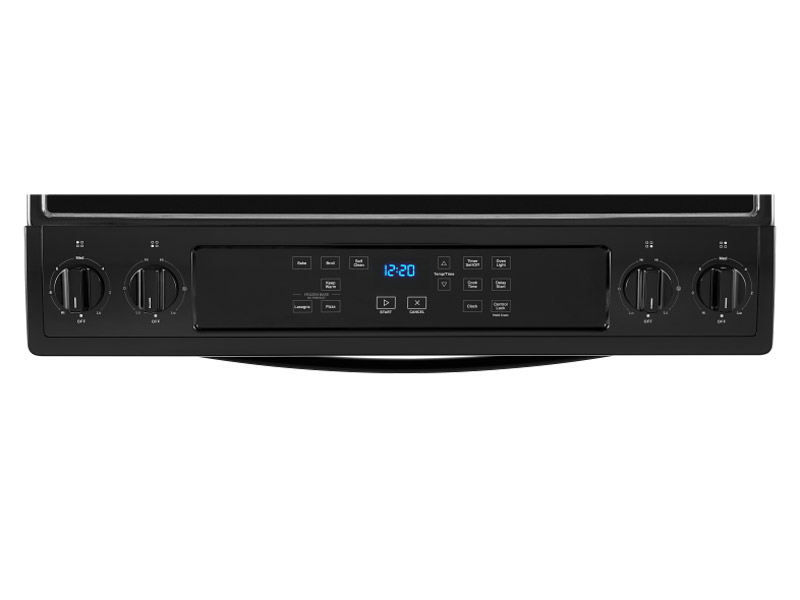 30" Whirlpool 4.8 Cu. Ft. Electric Range With Frozen Bake Technology In Black - YWEE515S0LB