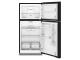 30" Whirlpool 19 Cu. Ft. Top Freezer Refrigerator - WRTX5419SB
