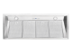 44" Aviva 1000 CFM Power Pack Cabinet Insert Hood in Stainless Steel - AVP44108PS2