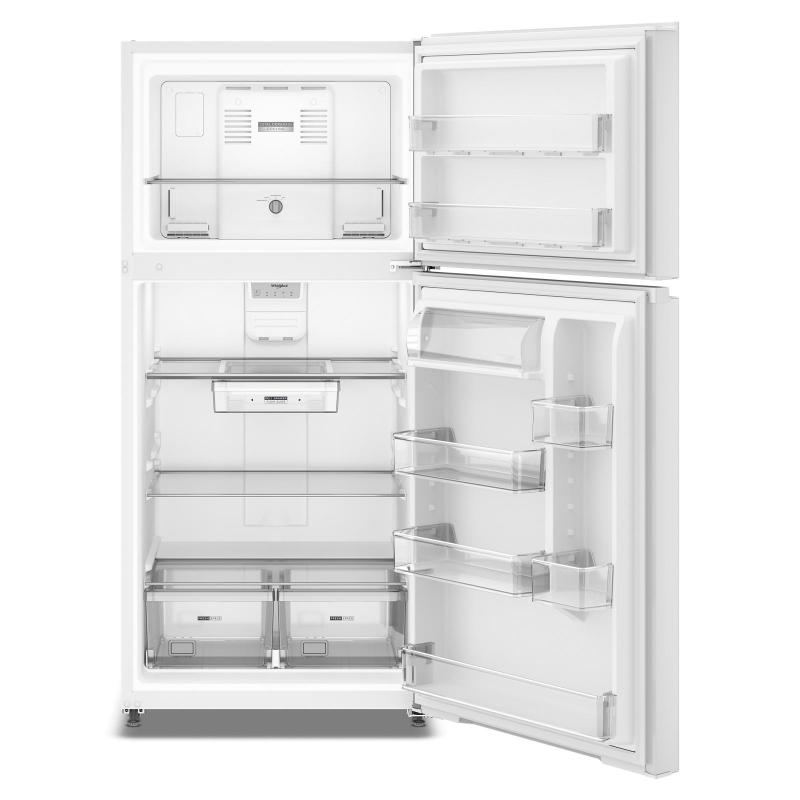 30" Whirlpool 19 Cu. Ft. Top Freezer Refrigerator - WRTX5419SW