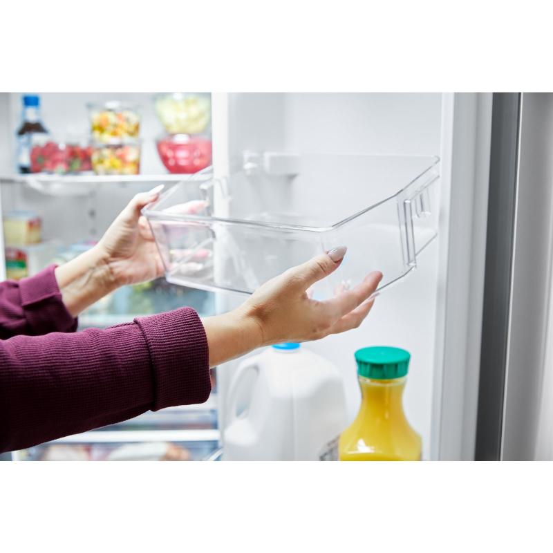 36" Whirlpool 29 Cu. Ft. Family-Sized Capacity French Door Refrigerator - WRMF3536SV
