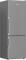 24" Blomberg 11.43 cu.ft. Capacity  Bottom Freezer Refrigerator in Stainless Steel -  BRFB1045SS
