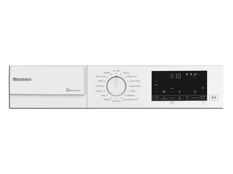 24" Blomberg 3.7 Cu. Ft. Vented Front Load Dryer - BLDV243700SEWG