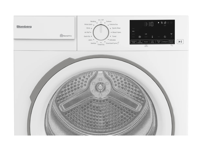 24" Blomberg 3.7 Cu. Ft. Vented Front Load Dryer - BLDV243700SEWG