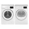 24" Blomberg 2.3 Cu. Ft. Compact Front Load Washer and 3.7 Cu. Ft. Vented Dryer - BLWM242300SWG-BLDV243700SEWG