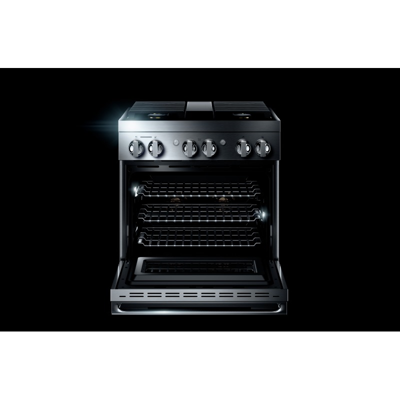 30" Jenn-Air Noir Dual-Fuel Professional-Style Range - JDRP430HM
