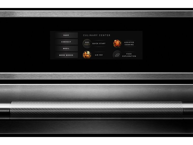 30" Jenn-Air NOIR Double Wall Oven with V2 Vertical Dual-Fan True Convection - JOEDC730RM
