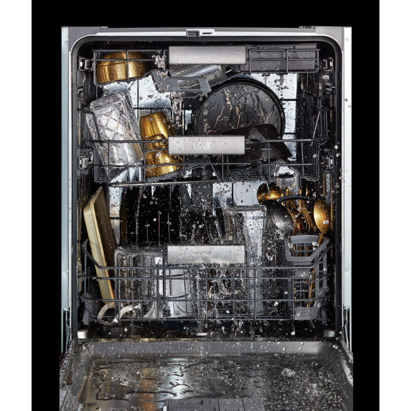 24" Jenn-Air Panel Ready Fully Integrated Dishwasher with Precise Fit 3rd Rack for Cutlery - JDAF3924RX