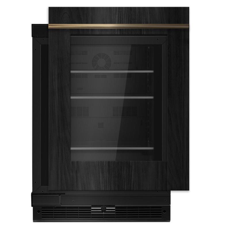 24" Jenn-Air Panel-Ready Under Counter Glass Door Refrigerator Left Swing - JUGFL242HX