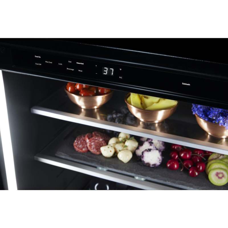24" Jenn-Air Panel-Ready Under Counter Glass Door Refrigerator Left Swing - JUGFL242HX
