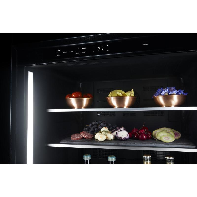 24" Jenn-Air Panel-Ready Under Counter Glass Door Refrigerator Left Swing - JUGFL242HX