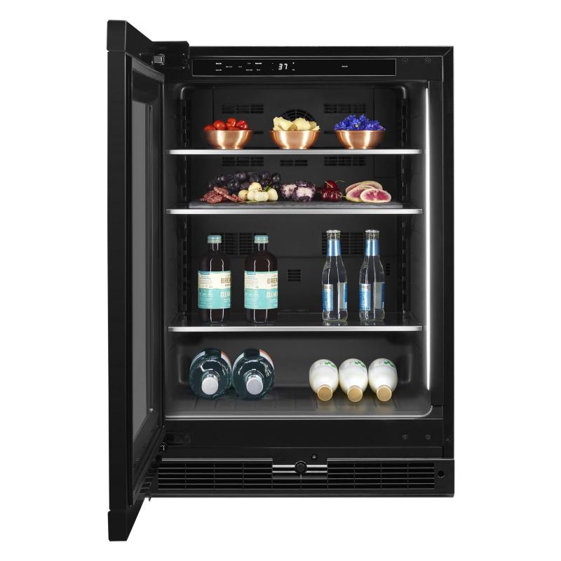 24" Jenn-Air Panel-Ready Under Counter Glass Door Refrigerator Left Swing - JUGFL242HX