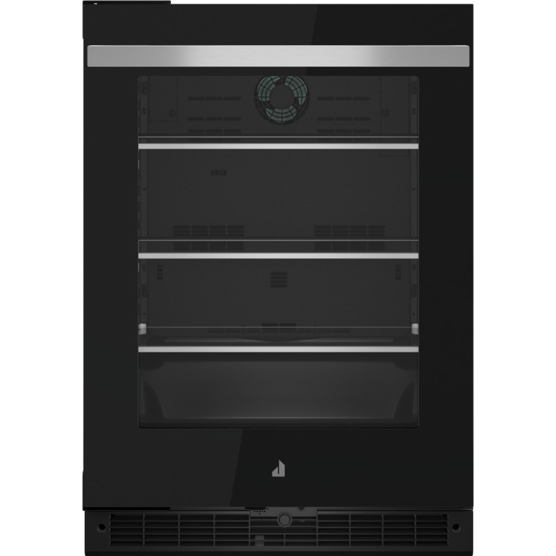 24" Jenn-Air NOIR Left Swing Under Counter Glass Door Refrigerator  - JUGFL242HM