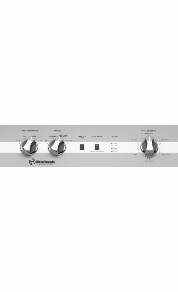 26" Huebsch 3.2 Cu. Ft. TC5 Top Load Washer in White - TC5102WN