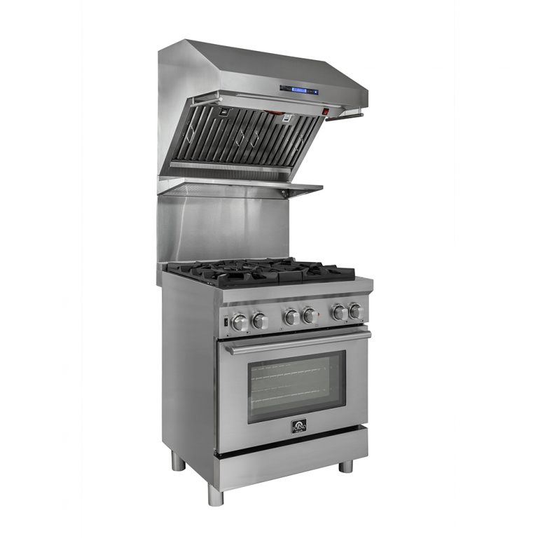 30" Forno Alta Qualita Range Hood With Red Light Warmers - FRHWM5029-30