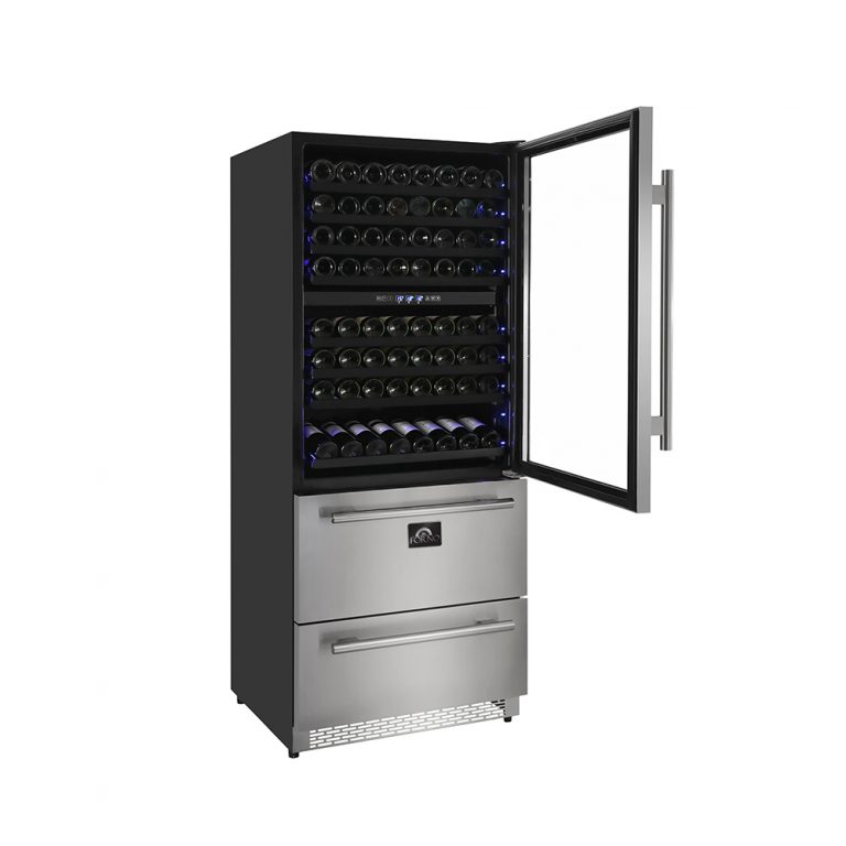 30" Forno Capraia Triple Zone Wine Cooler - FWCDR6661-30S