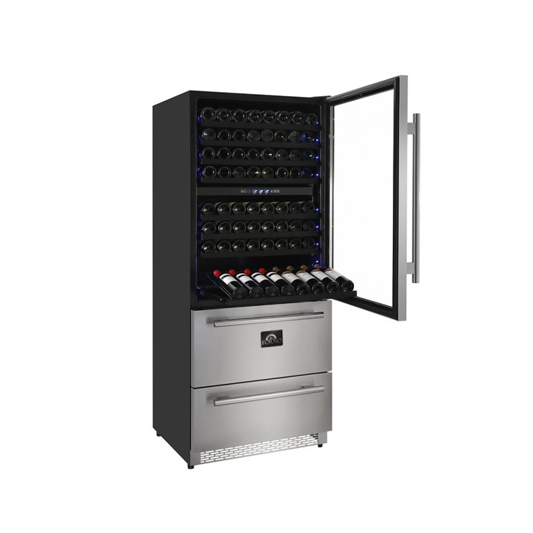 30" Forno Capraia Triple Zone Wine Cooler - FWCDR6661-30S
