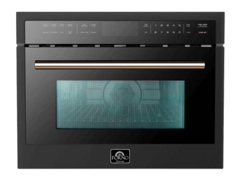24" Forno 1.6 Cu. Ft. Oliena 1750 Watt Compact Oven Microwave - FMWDR3093-24BLK