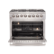 36" Forno Galiano Dual Fuel Range 6 Burners 5.36 cu.ft. True Convection Oven - FFSGS6156-36