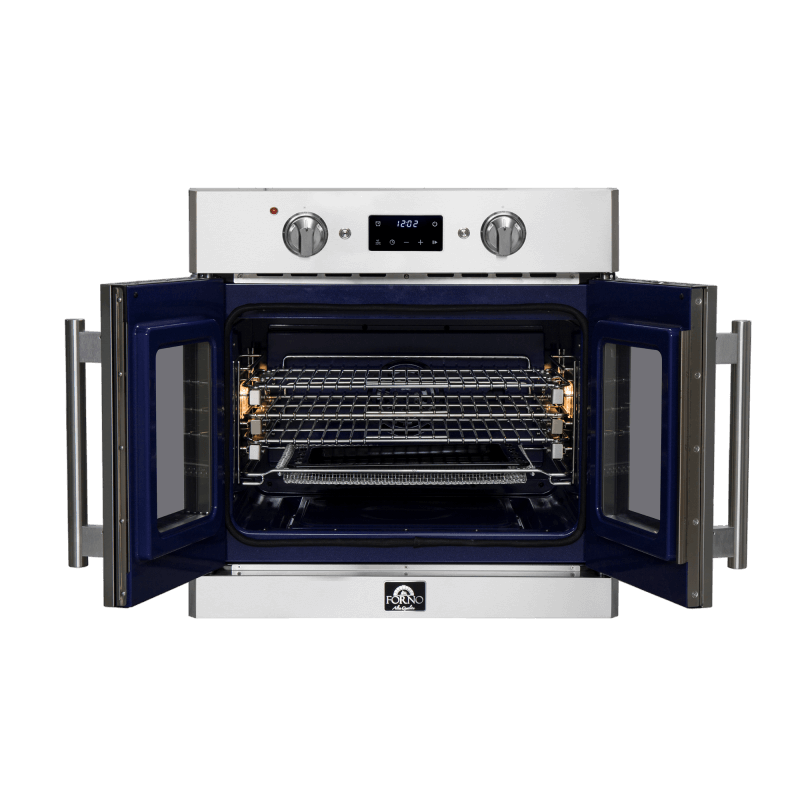 30" Forno Gallico Electric French Door Wall Oven - FBOEL1371-30