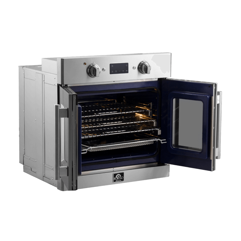 30" Forno Gallico Electric French Door Wall Oven - FBOEL1371-30