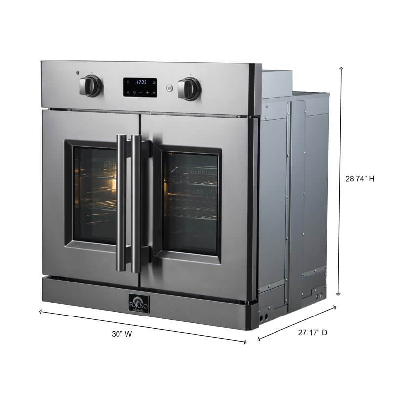 30" Forno Asti Electric French Door Wall Oven - FBOEL1333-30