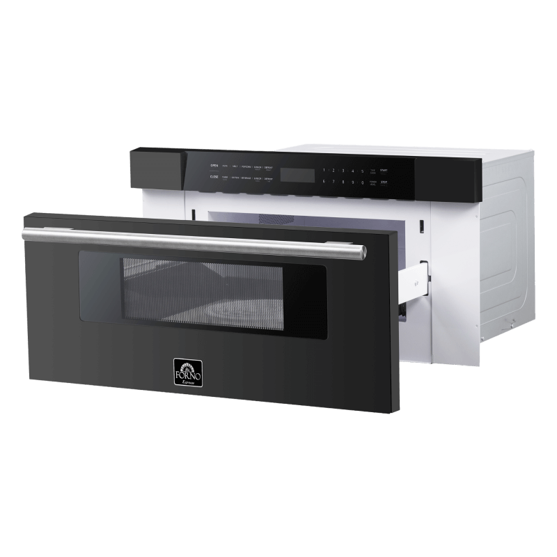 30" Forno 1.2 Cu. Ft. Capoliveri 1000 Watts Microwave Drawer - FMWDR3000-30BLK