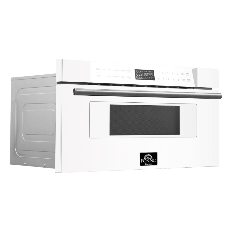 30" Forno 1.2 Cu. Ft. Capoliveri 1000 Watts Microwave Drawer - FMWDR3000-30WHT