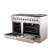 48" Forno Galiano Dual Fuel 6.58 cu.ft. 8 Burners Double Ovens Range - FFSGS6156-48WHT