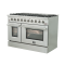 48" Forno Galiano Gas Range 8 Burners Griddle 6.58 cu.ft. Double Ovens - FFSGS6244-48