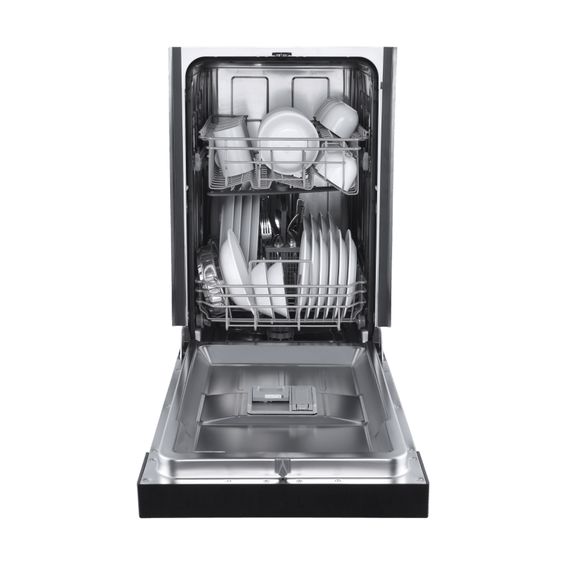 18″ Forno Polo Black Dishwasher - FDWBI8041-18BLK