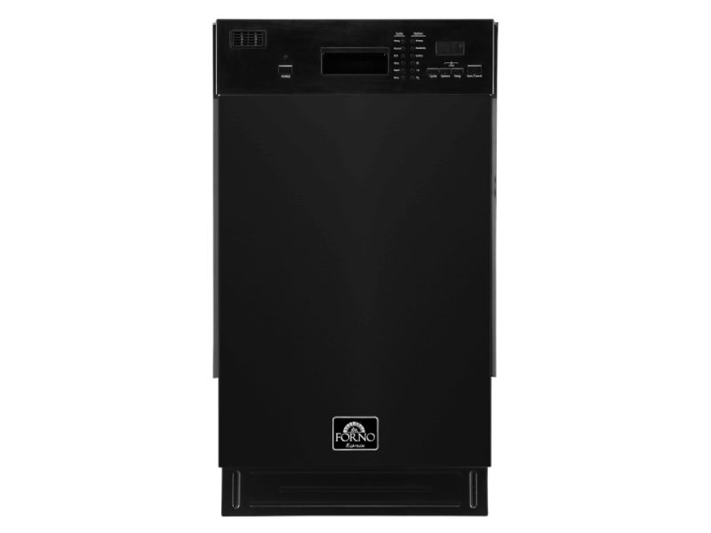18″ Forno Polo Black Dishwasher - FDWBI8041-18BLK